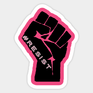 #RESIST in black fist Sticker